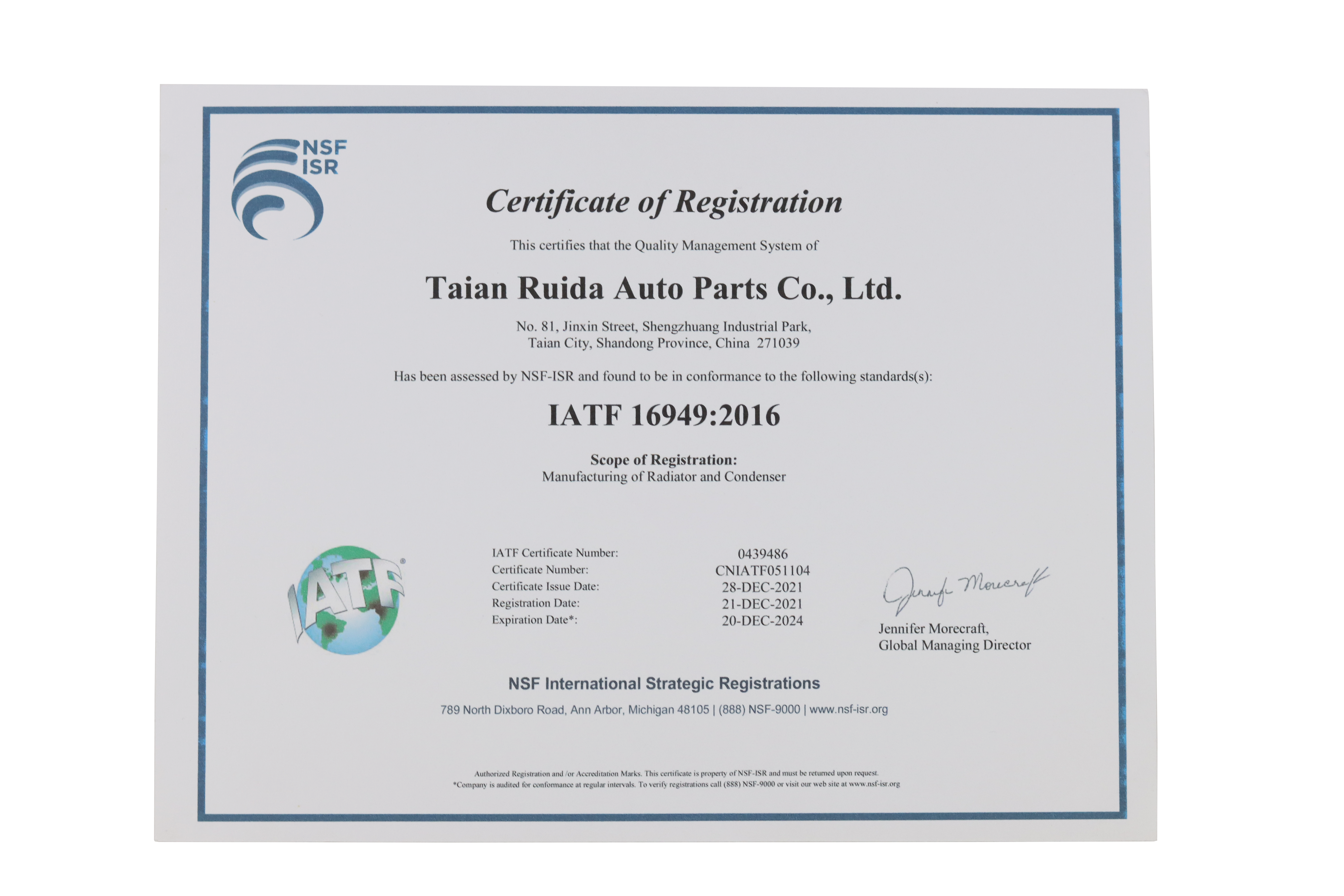 IATF16949: 2016 Auto Ac Condenser, Hyundai Elantra, fornecedor de condensador A/C de alumínio da China