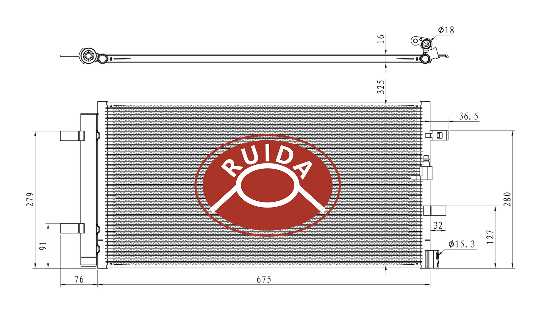 DPI30010, DPI4281, DPI30058, condensador CA para carro