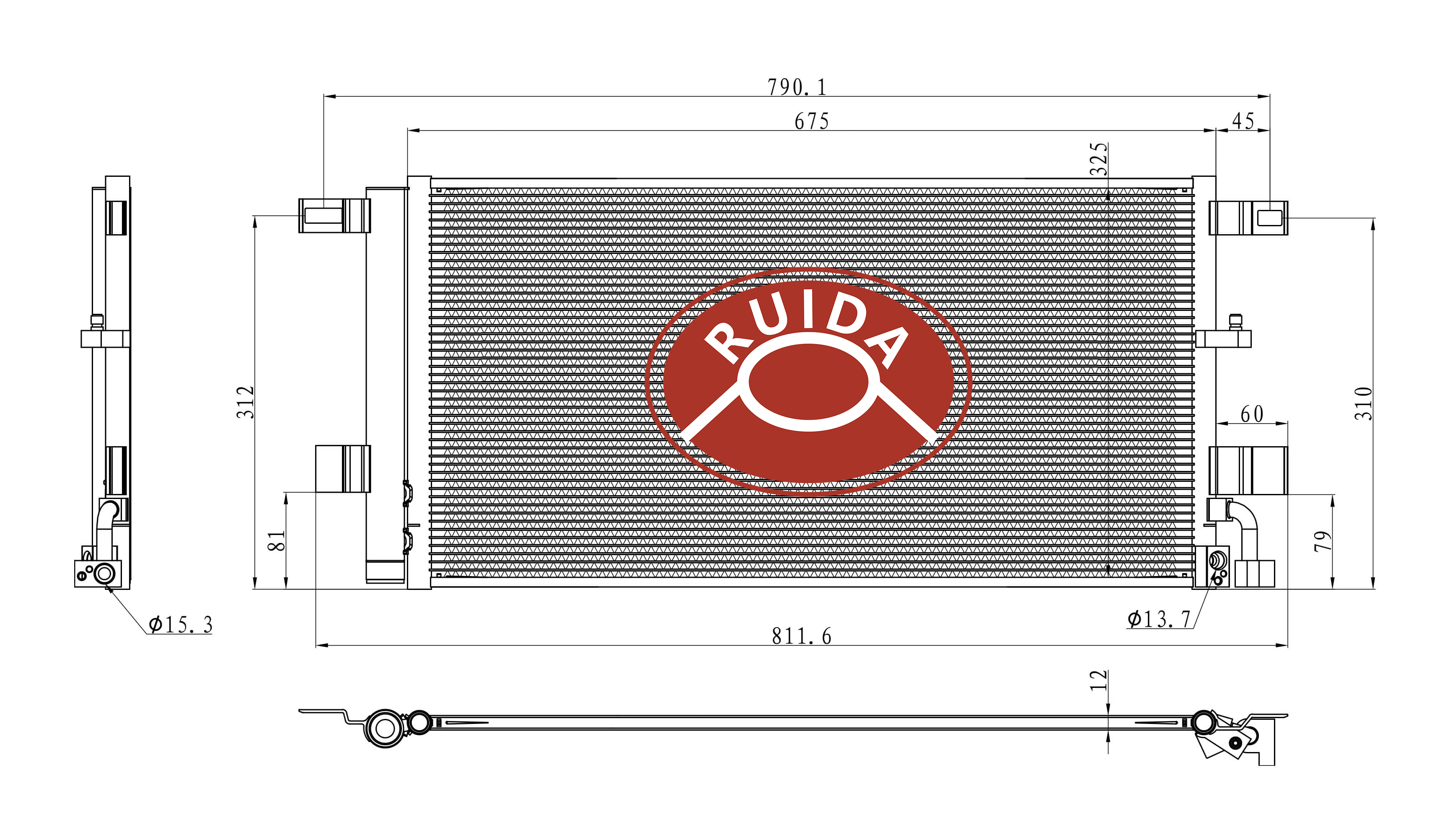 Condensador A/C automático DPI30057